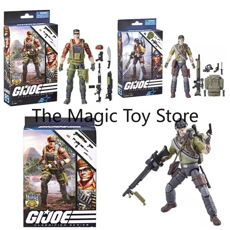 

Original G.I. Joe Classified Series Tiger Force Flint, No.89 6-inch(15cm) Scale Action FIgure gift toy