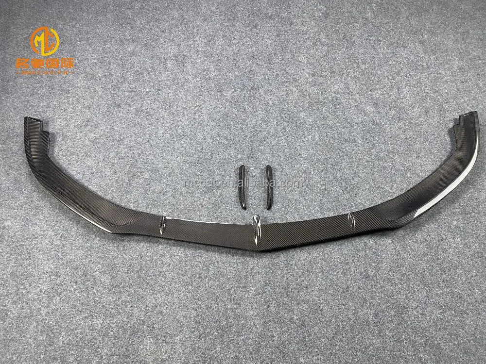 For Mercedes-Benz W205 C63 front lip Kit carbon fiber Edition one style front lip front bumper