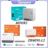 SONOFF MINI R2 / ZBMINIR2 / ZBMINI-L2 Voice Control MINI Switch Zigbee / WiFi Smart Switch Work With Alexa eWelink Google Home