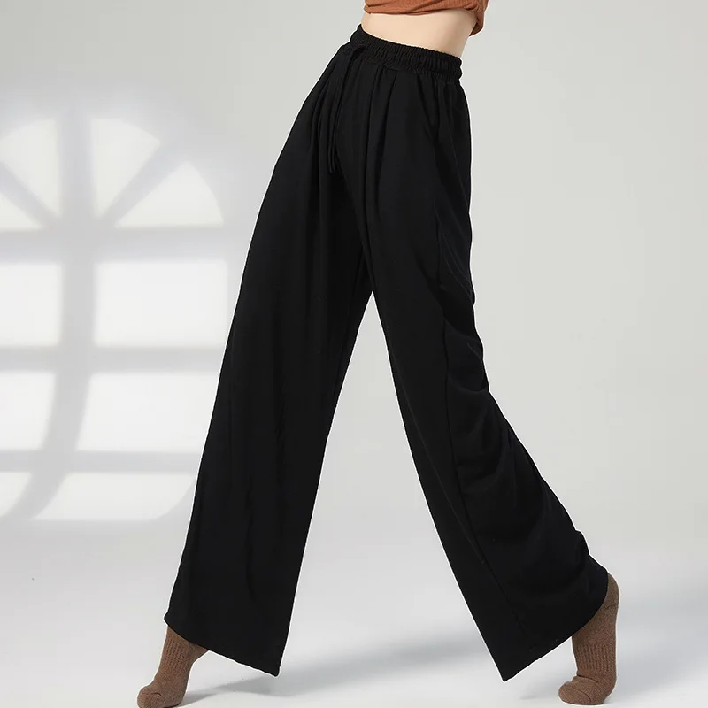 

2025 новый стиль, женские весенне-осенние танцевальные брюки для взрослых, современные классические тренировочные брюки для тела