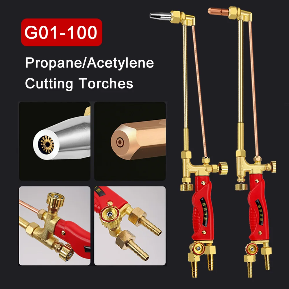 G01-100 Propane&Acetylene Cutting Torch Gas Suction Cutting Torches G01-100 Gas Cutting Flame Cutter Cutting Thickness 100mm