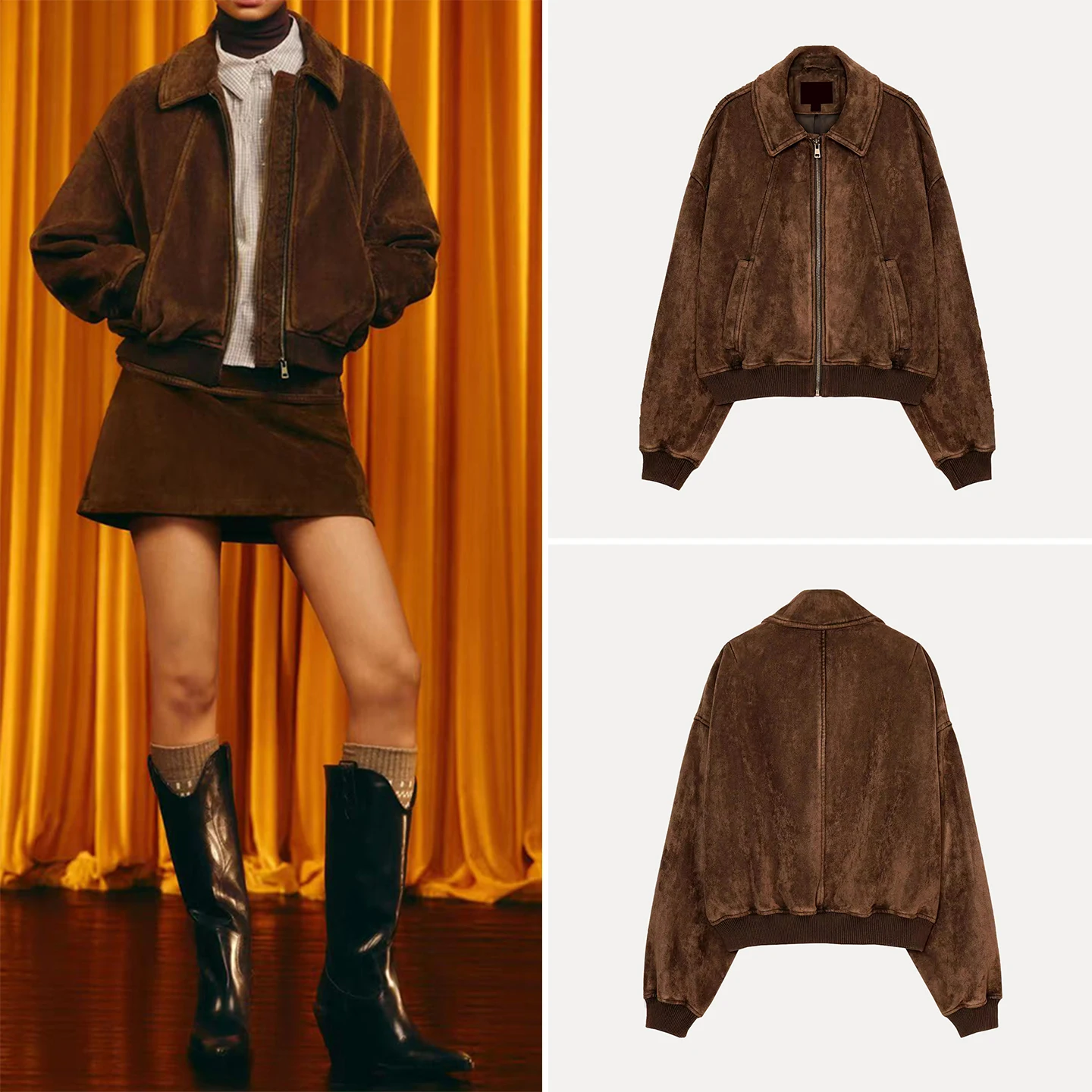 

Модная короткая зимняя куртка для женщин с воротником на молнии, приталенный крой, верхняя одежда, простой стиль, новинка 2025 года