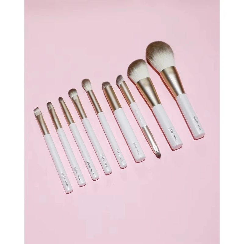 

Tools Synthetic Brown Foundation Eye Makeup Brushes 9-piece Makeup Brushes