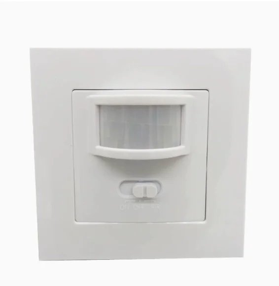 Wall mounted pir motion sensor  9m max induction distance 110-240V/AC infrared sensor  86-type switch