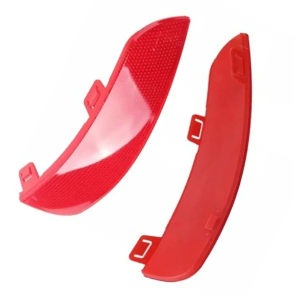 For Night Driving Safety Red Rear Bumper Reflector Bumper Side Marker High-translucency PC Lens Highly Reflective