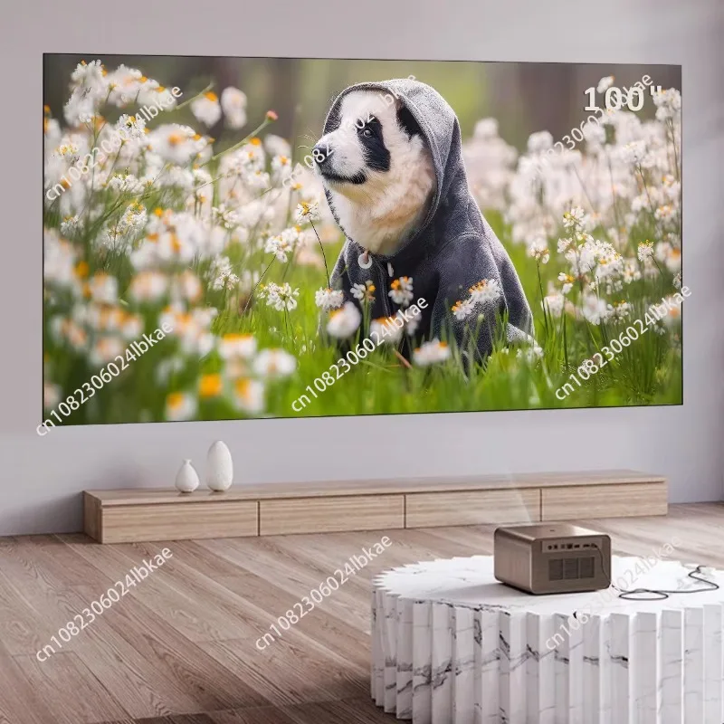 

100inch fixed frame 16:9 projection screen home theater long throw projector screen 8k ultra hd
