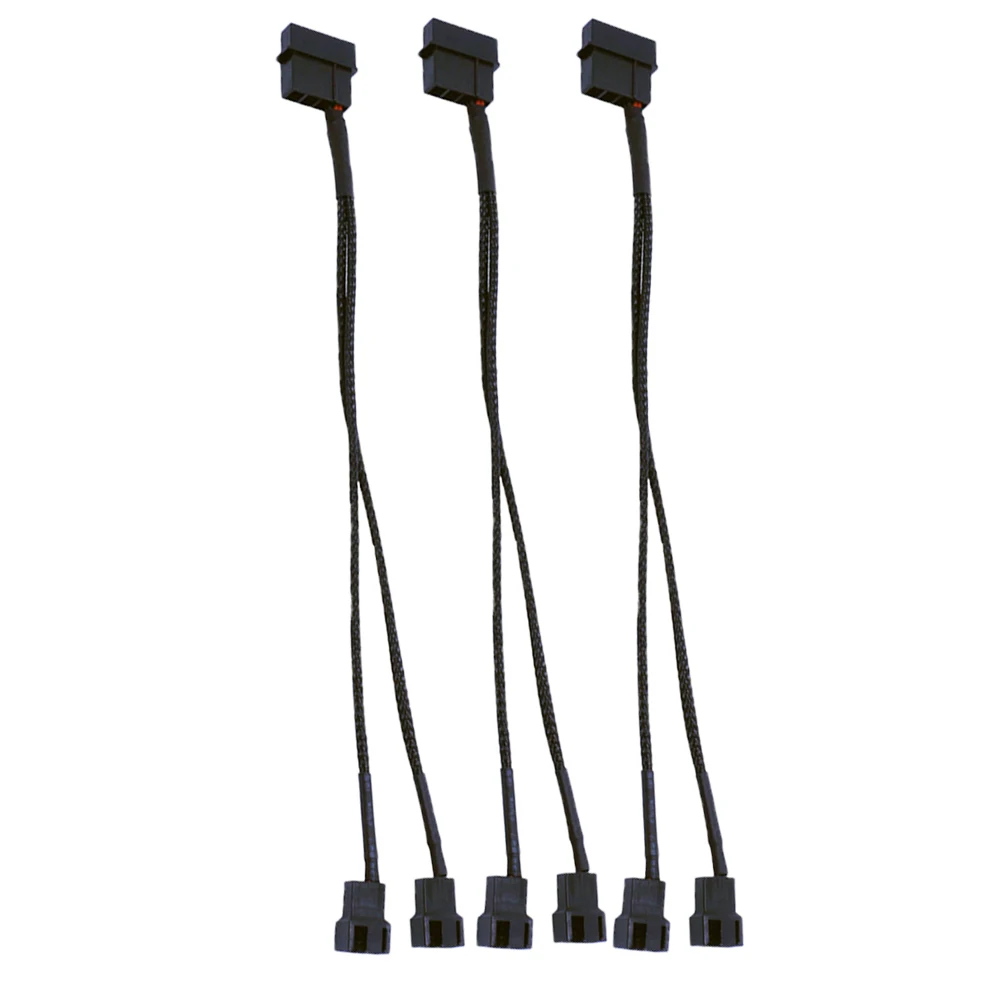 

Cooling Fan Adapter Cable Splitter Power Supply Connector Computer Cables CPU