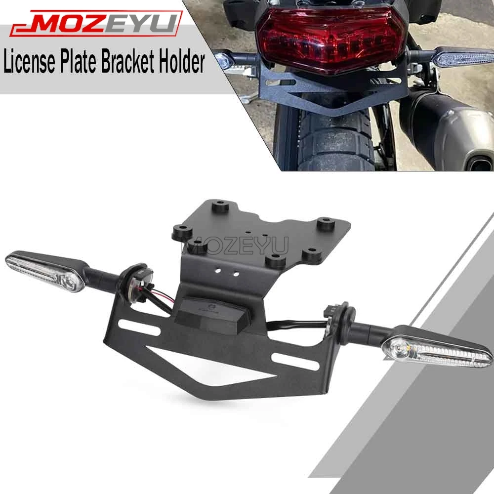 

Tenere 700 New License Plate Holder Tail Tidy Fender Eliminator LED Light For Yamaha Tenere700 Rally XTZ700 T7 XT700Z 2019-2025