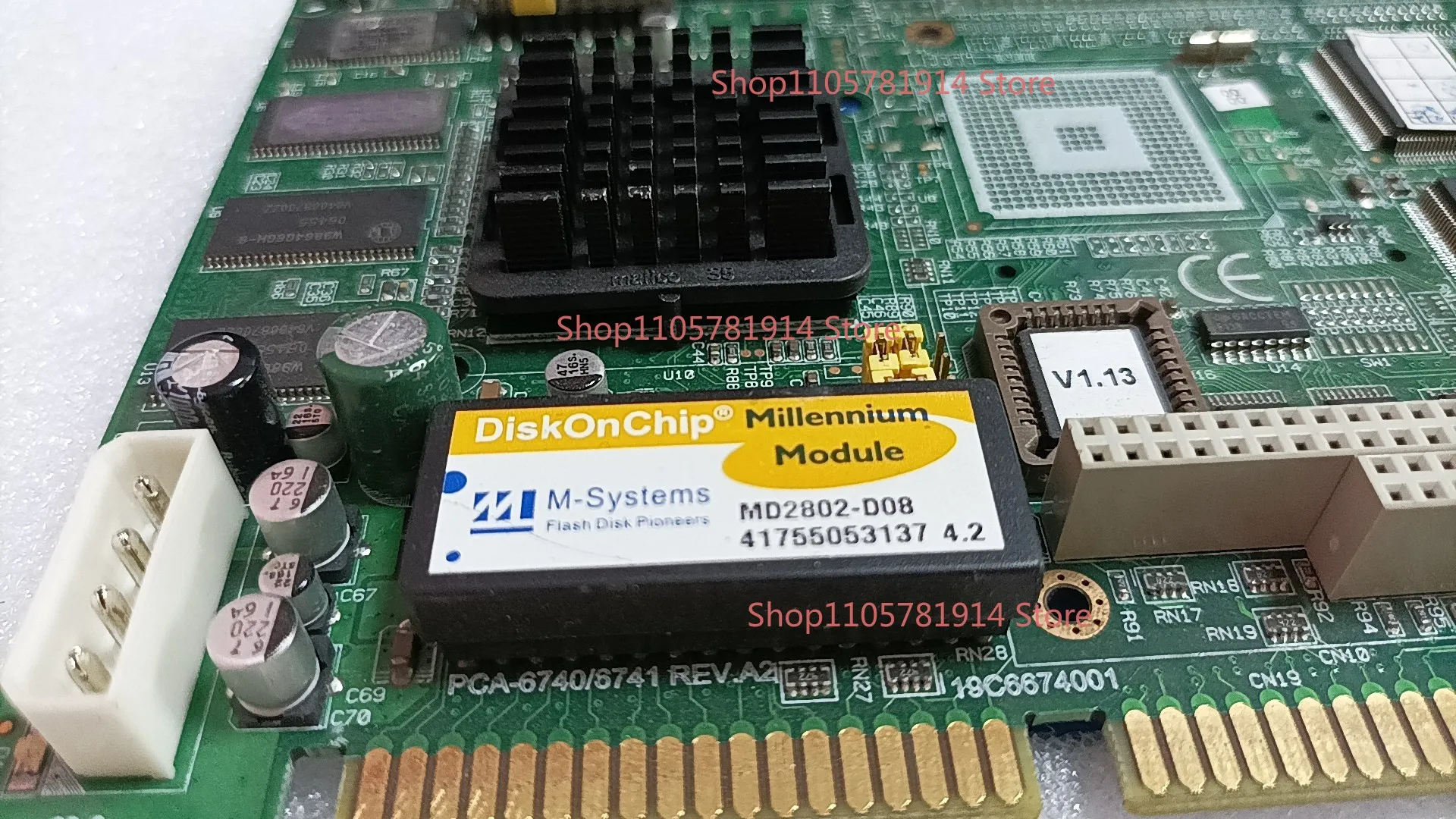 For Advantech PCA 6741F Industrial Control Main Board PCA 6740/6741 A2 with Network Port PC104 Interface