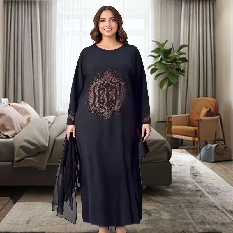 Африканские платья с бриллиантами для женщин, хиджаб, африканская одежда, мусульманское платье Анкара Дашики, кафтан, марокканский вечерний халат бубу, Джеллаба