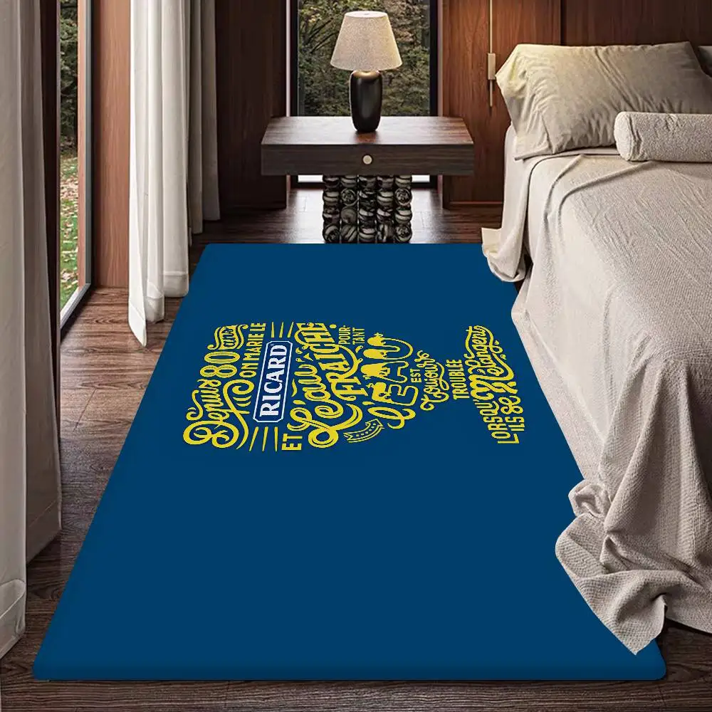 R-RICARD Bathroom Mat Anti-slip Absorb Water Long Strip Cushion Bedroon Mat Hotel Decor Mat