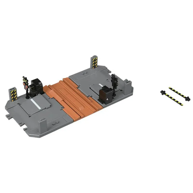 Takara Tomy Tomica 907183 Railway Crossing Town Complete Playset Kids Pretend City Scene Toy Without Diecast Car