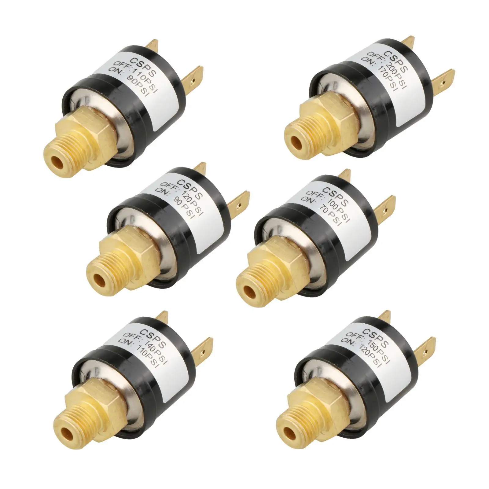 Air Compressor Pressure Control Switch Valve 12 Volt Copper Accessories
