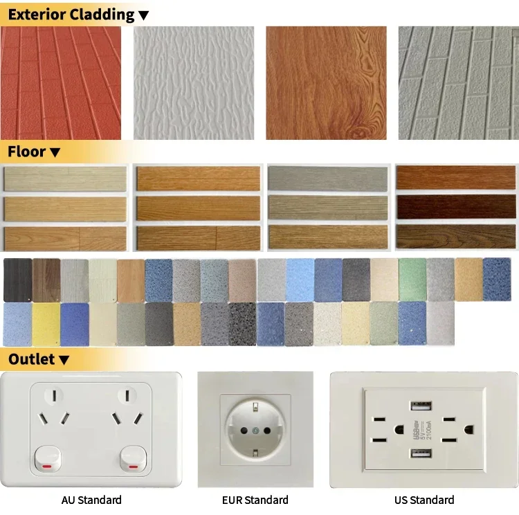 Prefab House Modular Home Australian Standard Modular Steel House Prefab Modern Living Expandable Container House