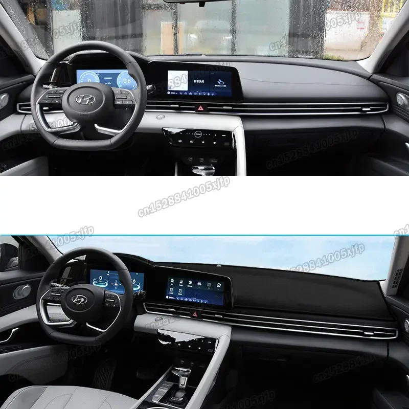 Car Dashboard Sun Shade Sunshade Non-slip Mat Pad for Hyundai Elantra Cn7 2020 2021 2022 2023 2024 Carpet Accessories Interior