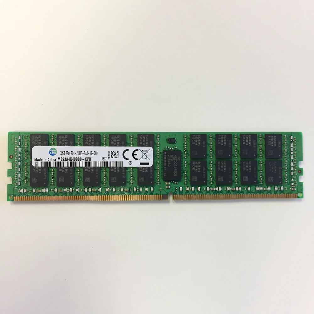 Imagem -05 - Memória para Samsung Ram 32gb 32gb 2rx4 Pc42133p 2133 Ddr4 Ecc Reg M393a4k40bb0-cpb 1pc