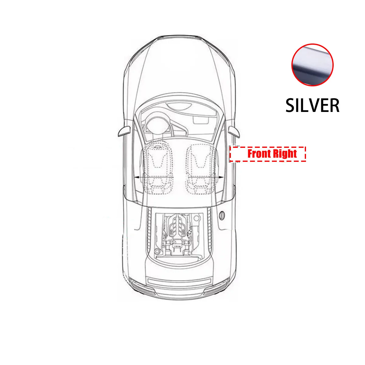 Silver- Front Right