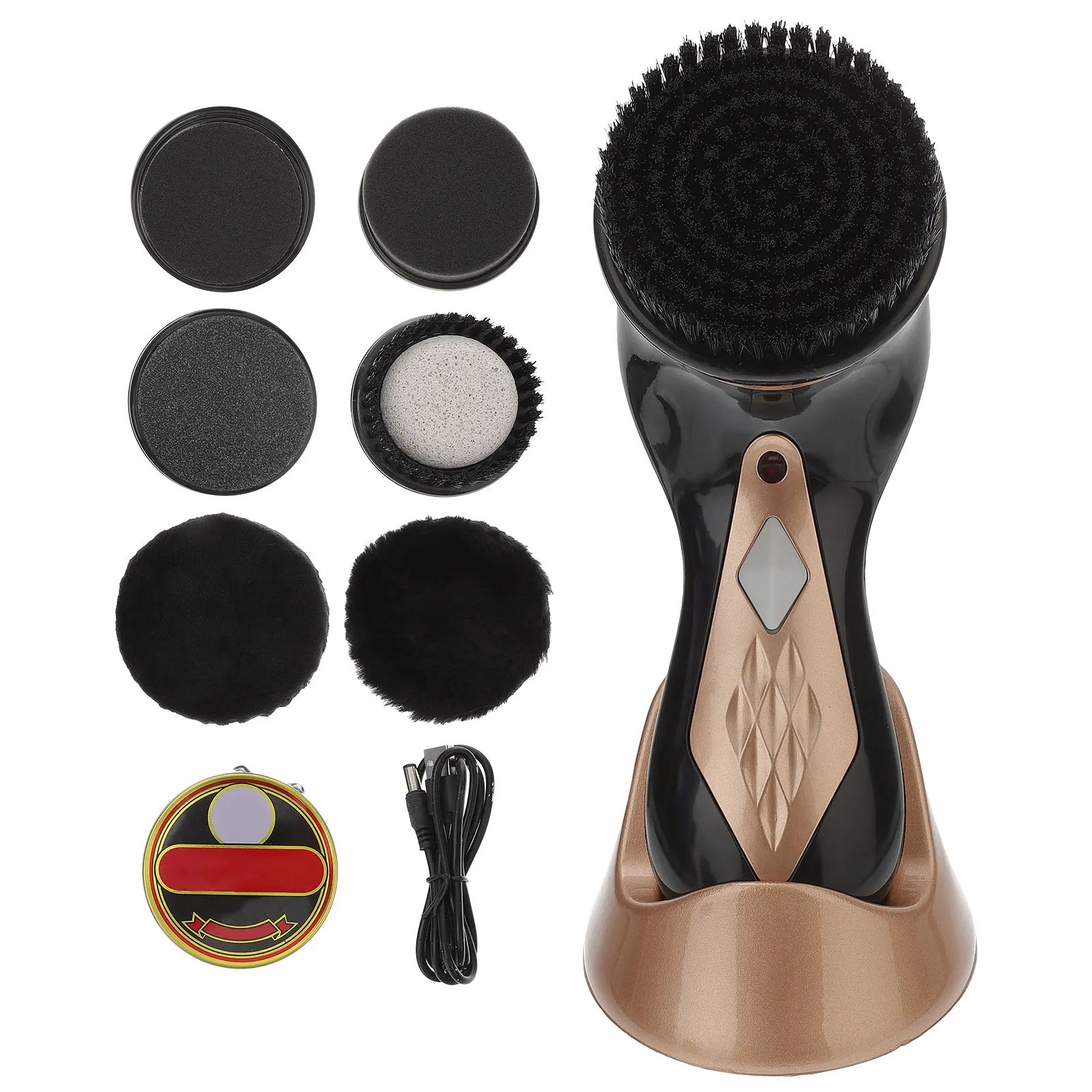 

Electric Brush for Care Includes 7 Attachments Polishing Oil and Shine Tools Easy Clean Hands-Free Use