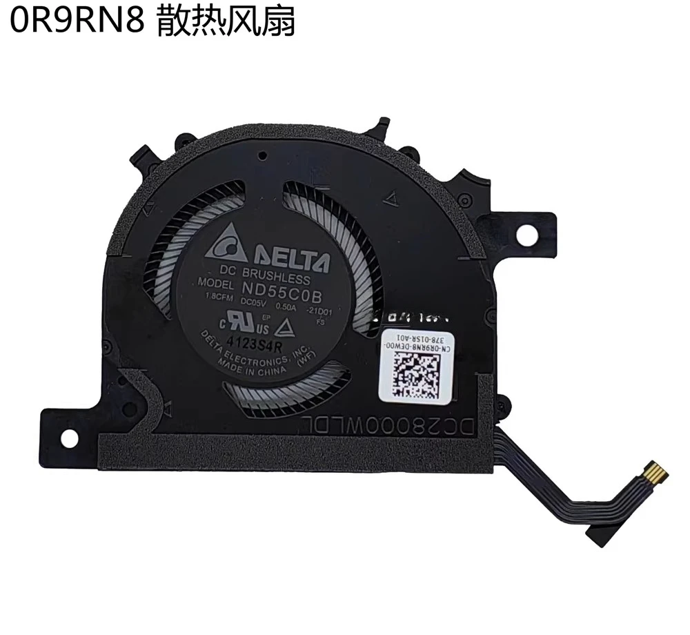 مروحة تبريد أصلية جديدة لـ DELL Dell XPS 13 9315 2022 0R9RN8
