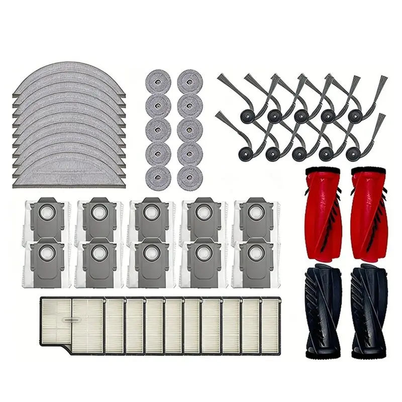 

Запчасти и аксессуары BABZ для Roborock Saros 10 / S9 MaxV Ultra / S90ver / G30 / A1460RR: основная и боковые щетки, фильтры, насадки для влажной уборки.