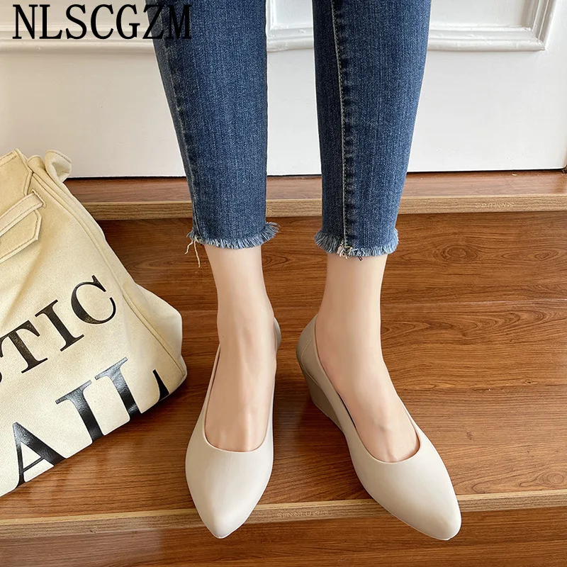 High Heels Shoes for Women 2024 Talons Hauts Woman Pumps Wedges Shoes for Women High Heels Sexy Office Shoes Women туфлитанкетке