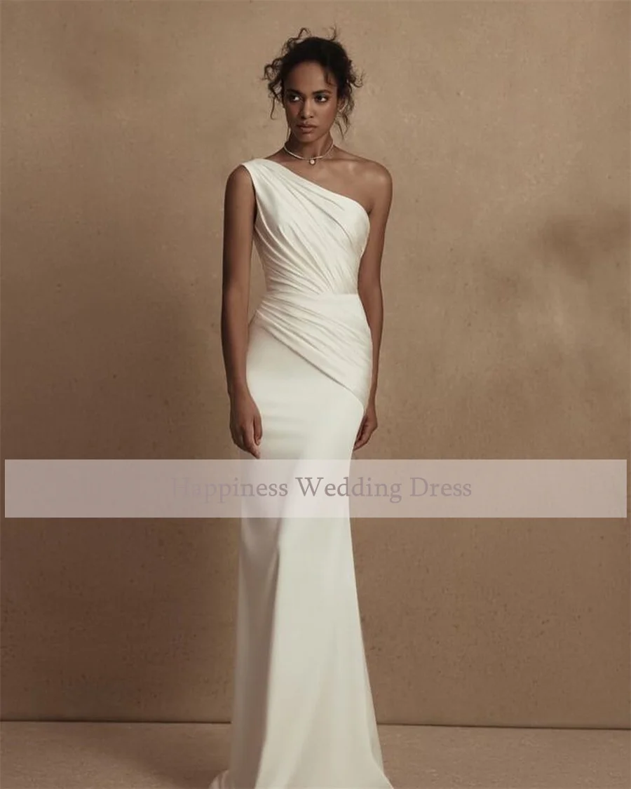 Customized One-Shoulder With Cap Evening Gowns Backless And Zipper Custom Made Mermaid Mother Dresses