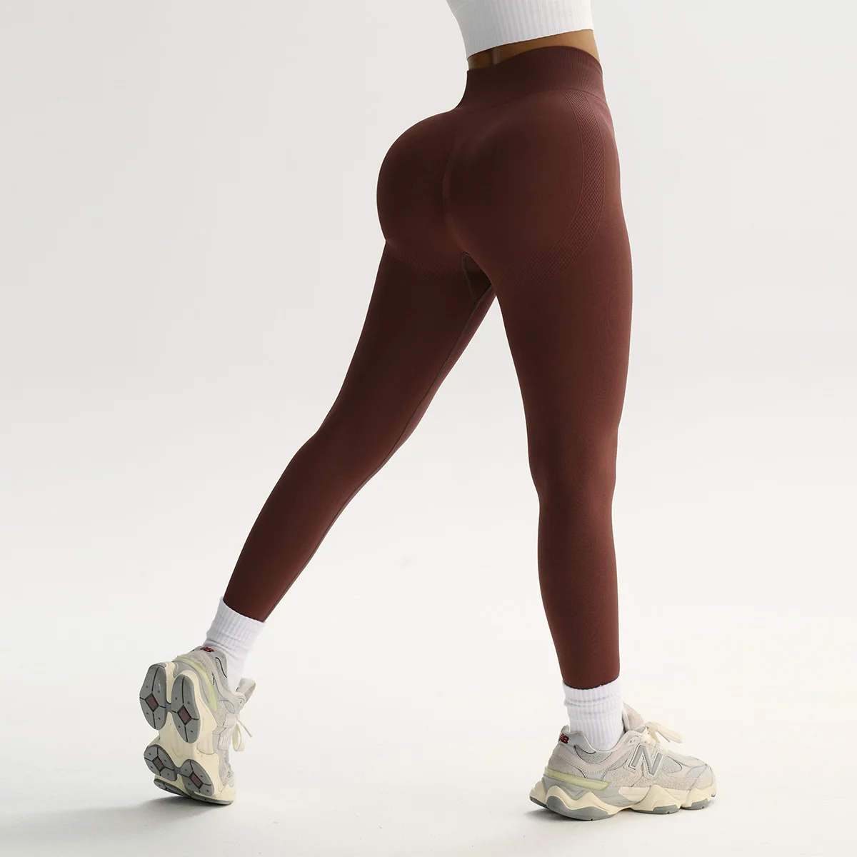 High Elasticity Yoga Pants Women Seamless Comfortable High Waist Tummy Butt Lifting Naked Feel Workout Leggings Winter Thermal