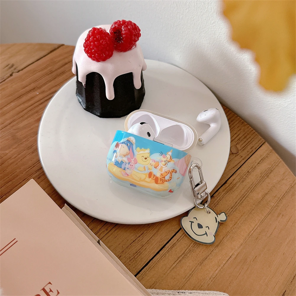 Winnie Tigger Earphone Cover For Apple AirPods 1 2 3 4 Generation Pro Pro2 Wireless Bluetooth Headphone Case IMD Funda