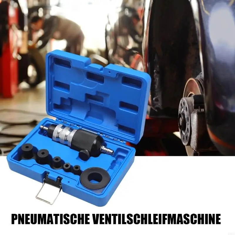 Workshop Engine Service with 5 Lapping Heads, Air Operated Engine Lapping Tool Body and Knurled Grip for Repair Use in H9EE