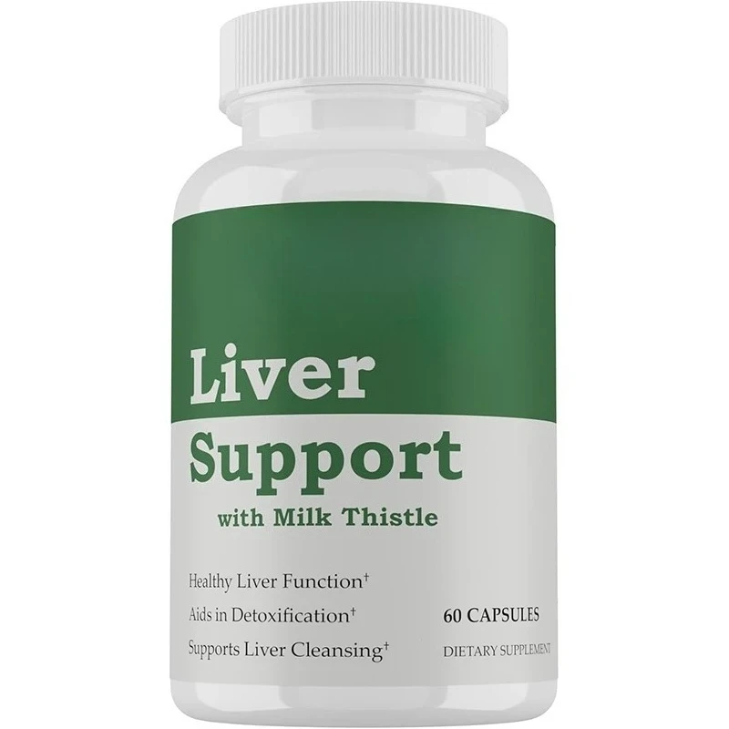Liver Support Supplement - Containing Milk Thistle, Dandelion Root, Korean Thistle Extract, Choline, Turmeric -60 Capsules