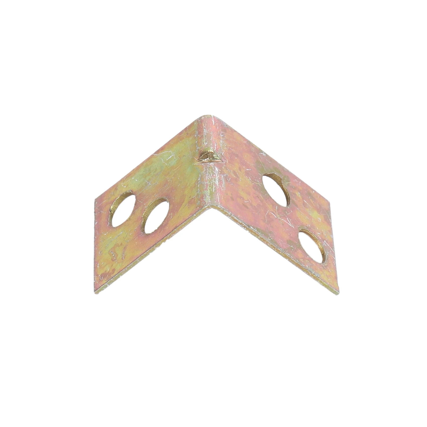 Metal Shelf Support 90 Degree 12pcs Brass Tone