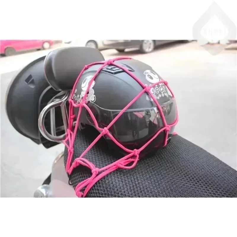 

40*40cm Adjustable Hook Heavy Duty Elastic Motorcycle Luggage Net Helmet Rack Fuel Tank Net