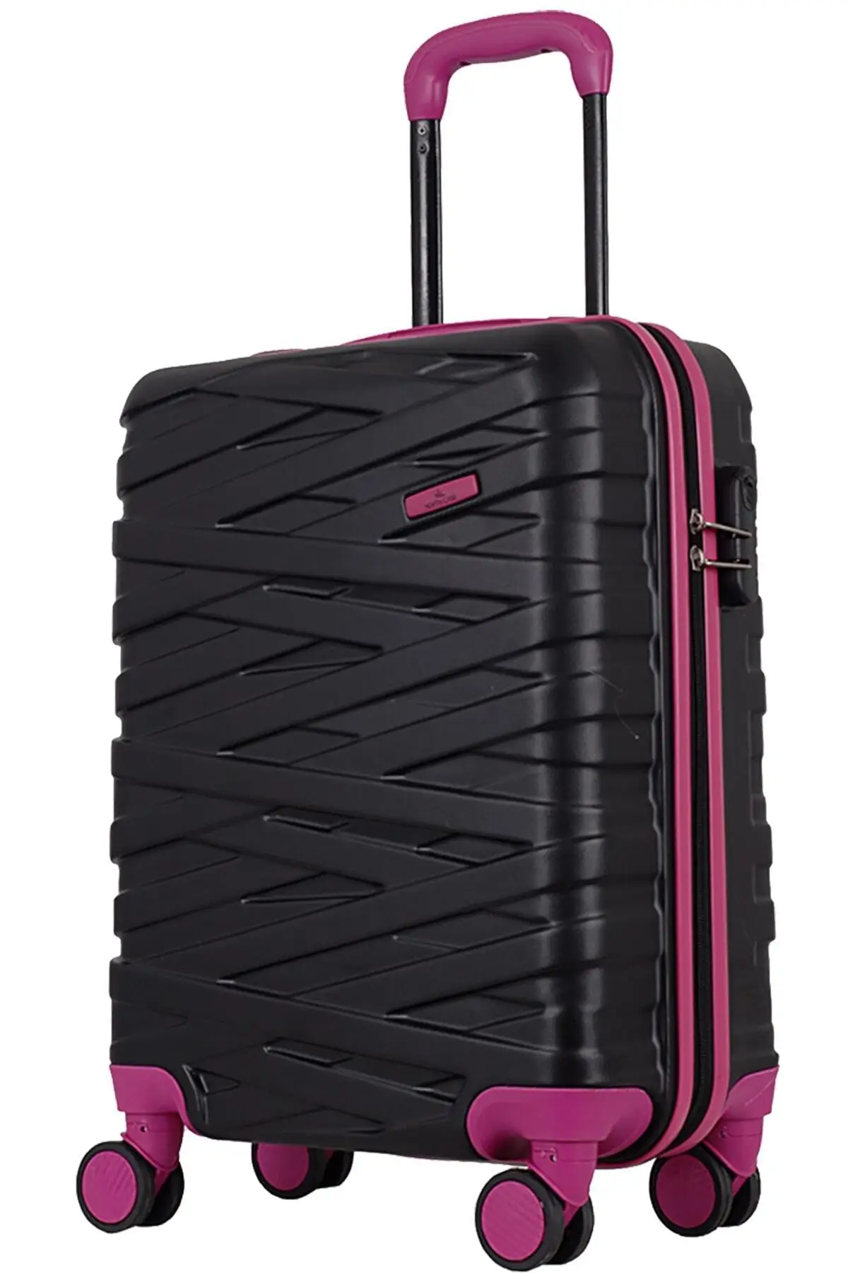 Pink Unisex Cabin Size Suitcase