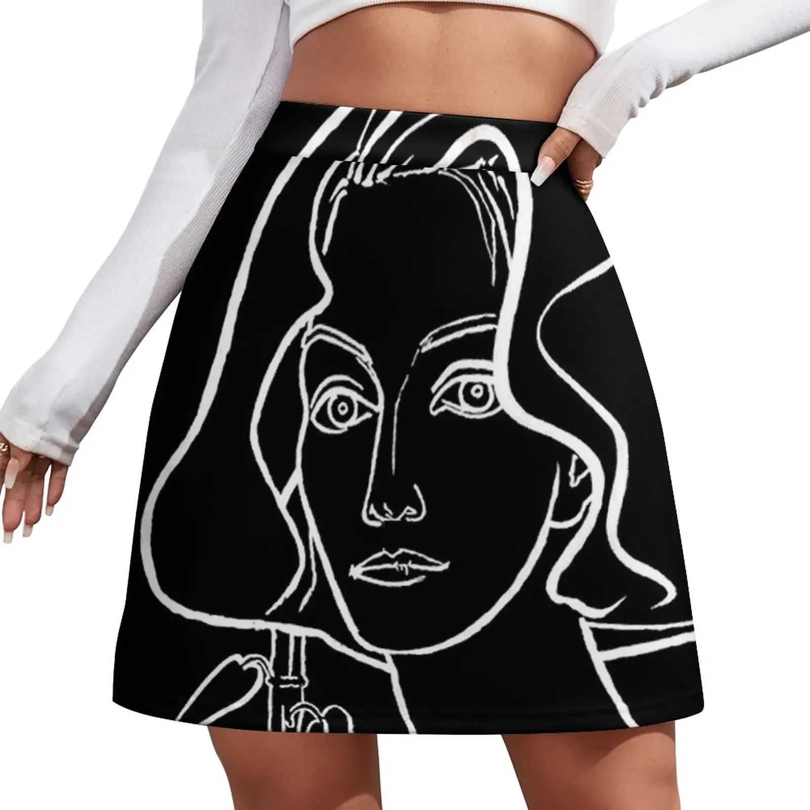 

FRANCOISE GILOT : Vintage Silhouette Self Portrait by Francoise. Mini Skirt skirt set dress women summer