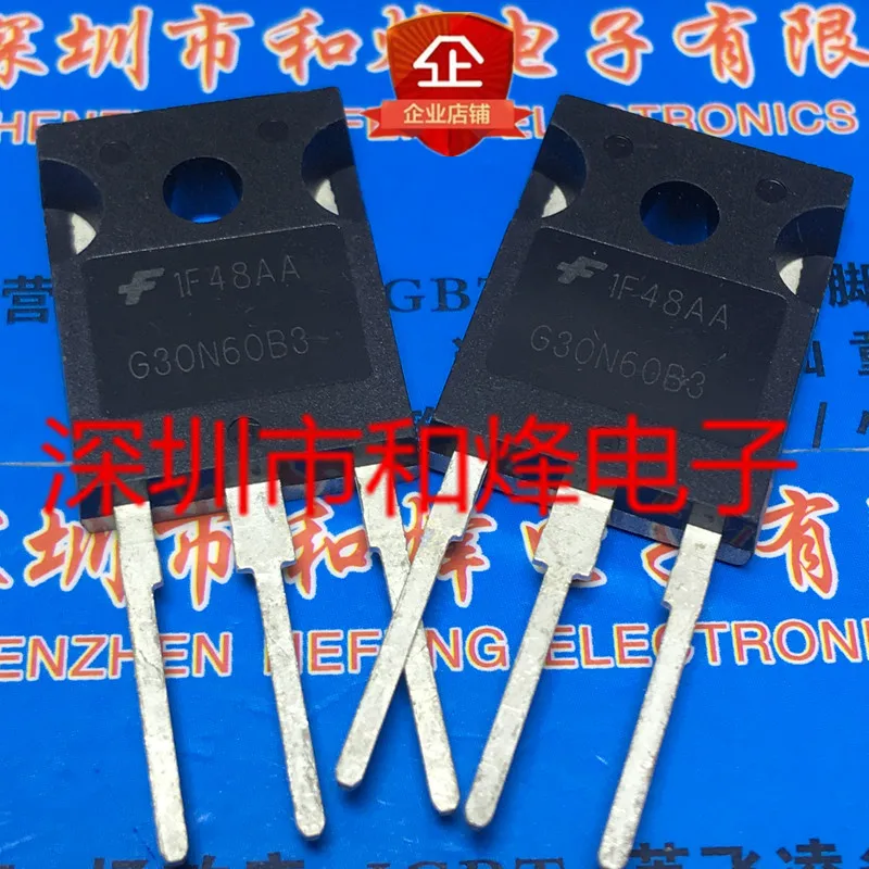 5PCS-10PCS HGTG30N60B3 G30N60B3 TO-247 60A 600V NEW AND ORIGINAL ON STOCK