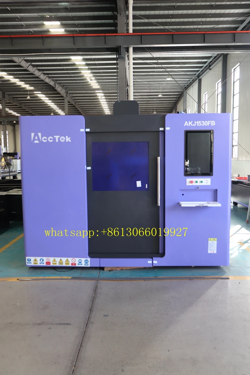 Enclosed Full Cover 1530 1500w Raycus IPG 6kw Fiber sheet metal Laser Cutting Machine