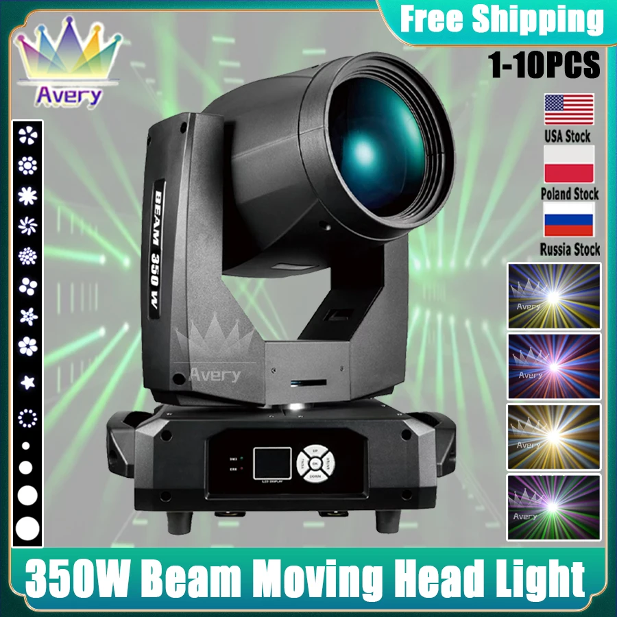 

0 Tax 1-10Pcs Sharpy lyre Beam 350W 17R Moving Head Light Dmx Key Model Sharpy Beam 350W Stage Disco Lights Power Dj Effect