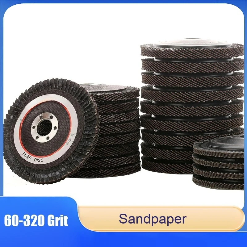 

1/2/5pcs Flap Disc Sanding Discs 100mm Abrasive Wheel Grit 60# 80# 240# 320# For Angle Grinder Tool 4Inch