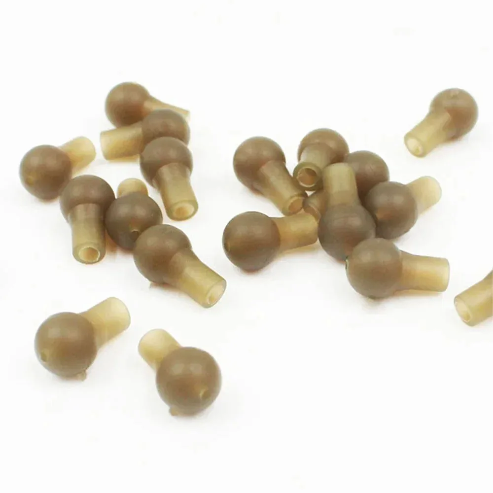 جولة رئيس عازلة الخرز المغذية الصيد عازلة الخرز أنبوب مطاطي ذيل بأكمام مضادة للتشابك أجزاء معالجة منصات الكارب الأوروبية #4