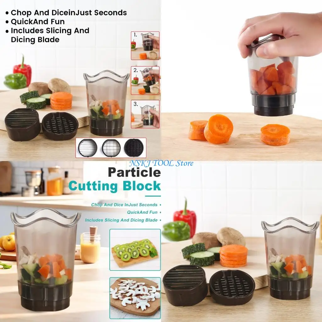 

L8RC Professional Slicers Dicer For Soft Produce Fruit Cubing and Slicing Device