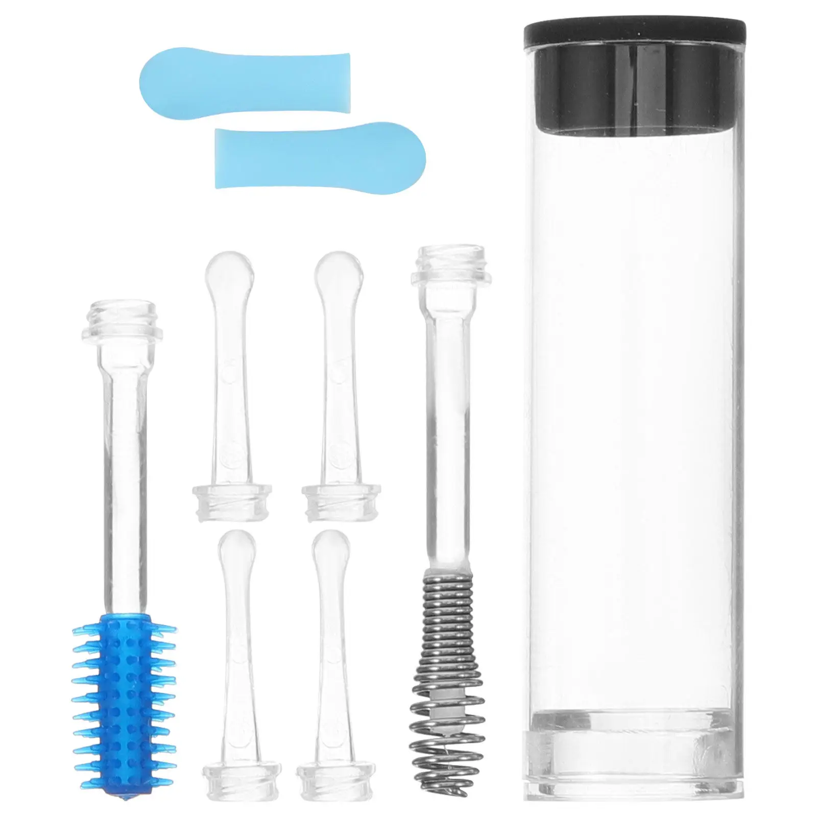 

1Set Spring Head Earwax Remover Tips Visual Ear Cleaning Supply Silicone Ear Spoon Replaceable Earwax Removal Accessory