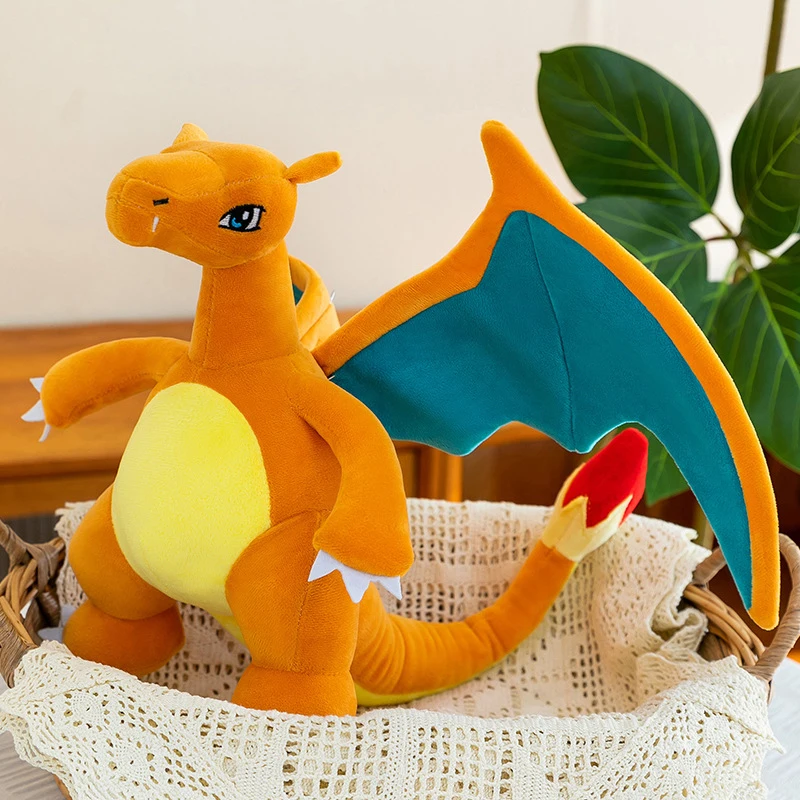 

25-85cm Pokémon Charizard Plush Toys Cartoon Cute Plushie Anime Birthday Pillow Pokemon Doll Stuffed Gift for Childrens Xmas