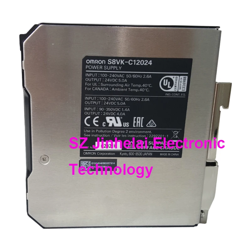 

100% New and Original S8VK-C12024 OMRON Din Rail Slim Switching Power Supply Module 120W 24VDC 5.0A