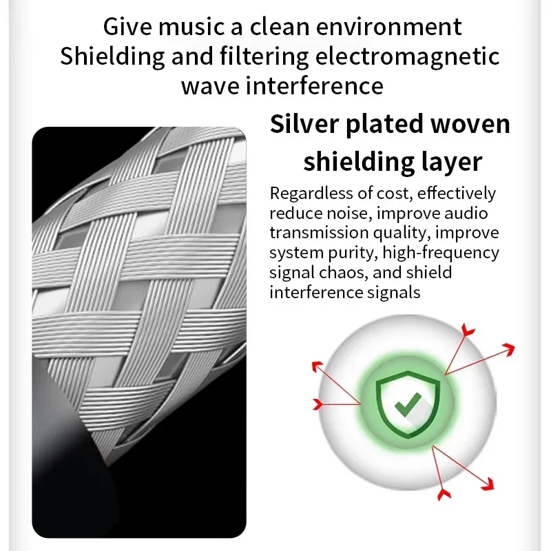 TODN HIFI OFC مطلي بالفضة 4.4 مم إلى 2RCA Aux كابل الصوت عالي الجودة 4.4 مم جاك إلى كابل 2RCA لمكبر صوت سماعة الرأس