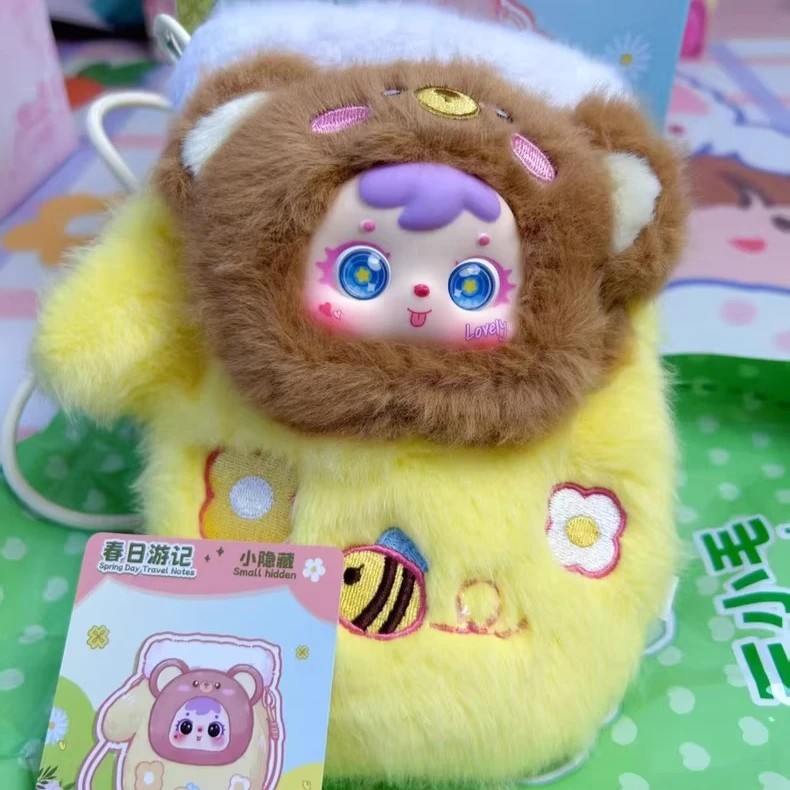 

Аутентичная пружинная мобильная сумка Samuel, весенняя дорожная серия, плюшевая глухая коробка, аниме-упаковка, ювелирные изделия, загадочная коробка, подарок-сюрприз для девочек