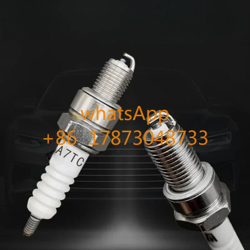 10pcs Durable Motorcycle Spark Plug  D8TC A7TC Iridium Platinum Spark Plug Scooter Bend Beam