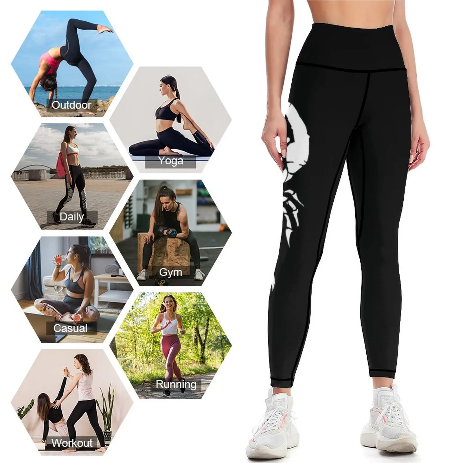 Scorpion - Sting - Pro Wrestling Leggings trousers Women sports gym womans gym sportswear woman Womens Leggings