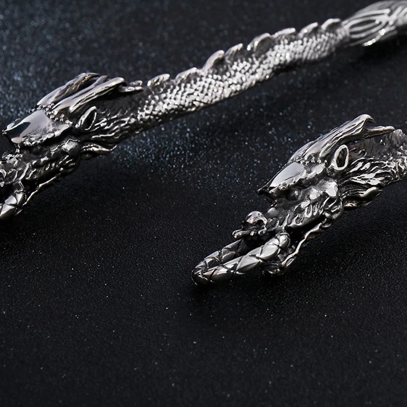 Cutlery Chinese Zodiac Dragon Western-Style Trend Punk Wind Stainless Steel Portable Tableware