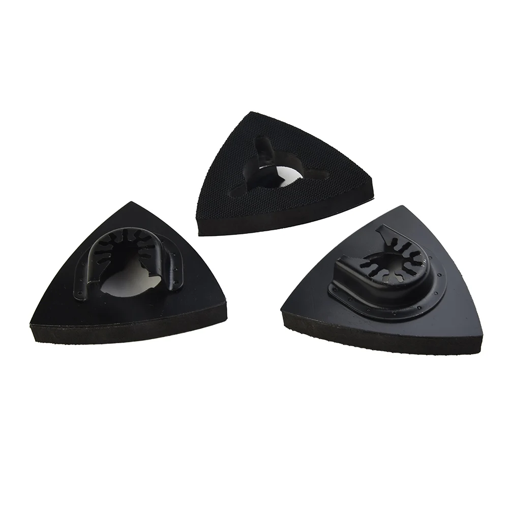 3 Pieces Of Triangular Sanding Pad, Quick Release Tool, Swing Type Multifunctional Sanding Pad, High Carbon Steel