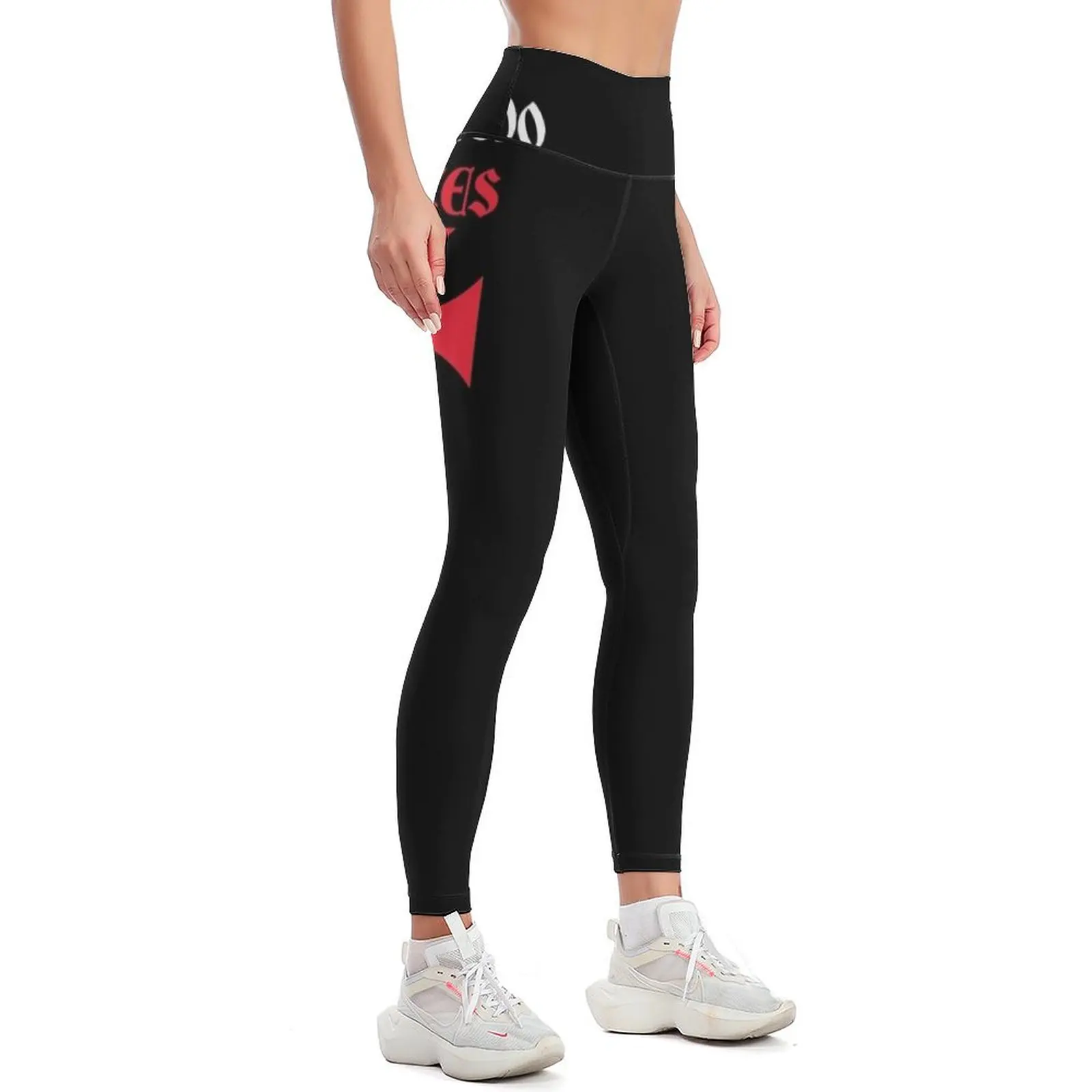 Templar Motto + Templar Cross Leggings Women's tights Female legging pants Womens Leggings